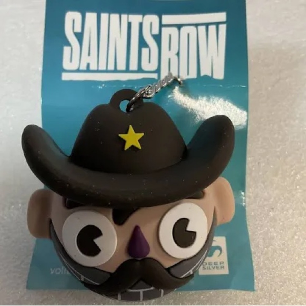 Saints Row "Cactus Cowboy" Keychain (2022) - New & Sealed - Deep Silver